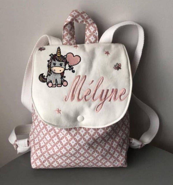 Sac à dos pour enfant brodé