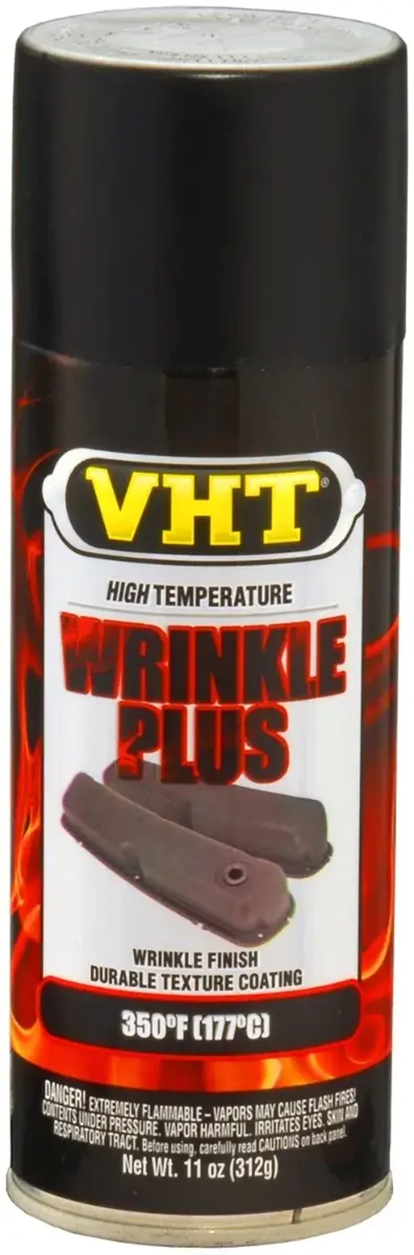 VHT Wrinkle Paint spuitbus - Krimplak ZWART - 400ml