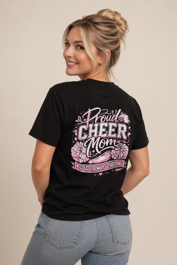 T-Shirt Proud Cheer Mom - Jetzt Vorbestellen