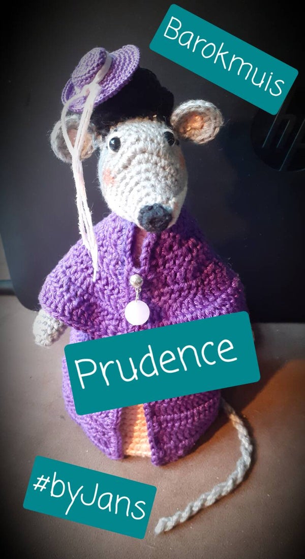 Barokmuis Prudence ( bij aanschaf van de 3 koppeltjes ontvangt u Barokmuis Prudence gratis!)