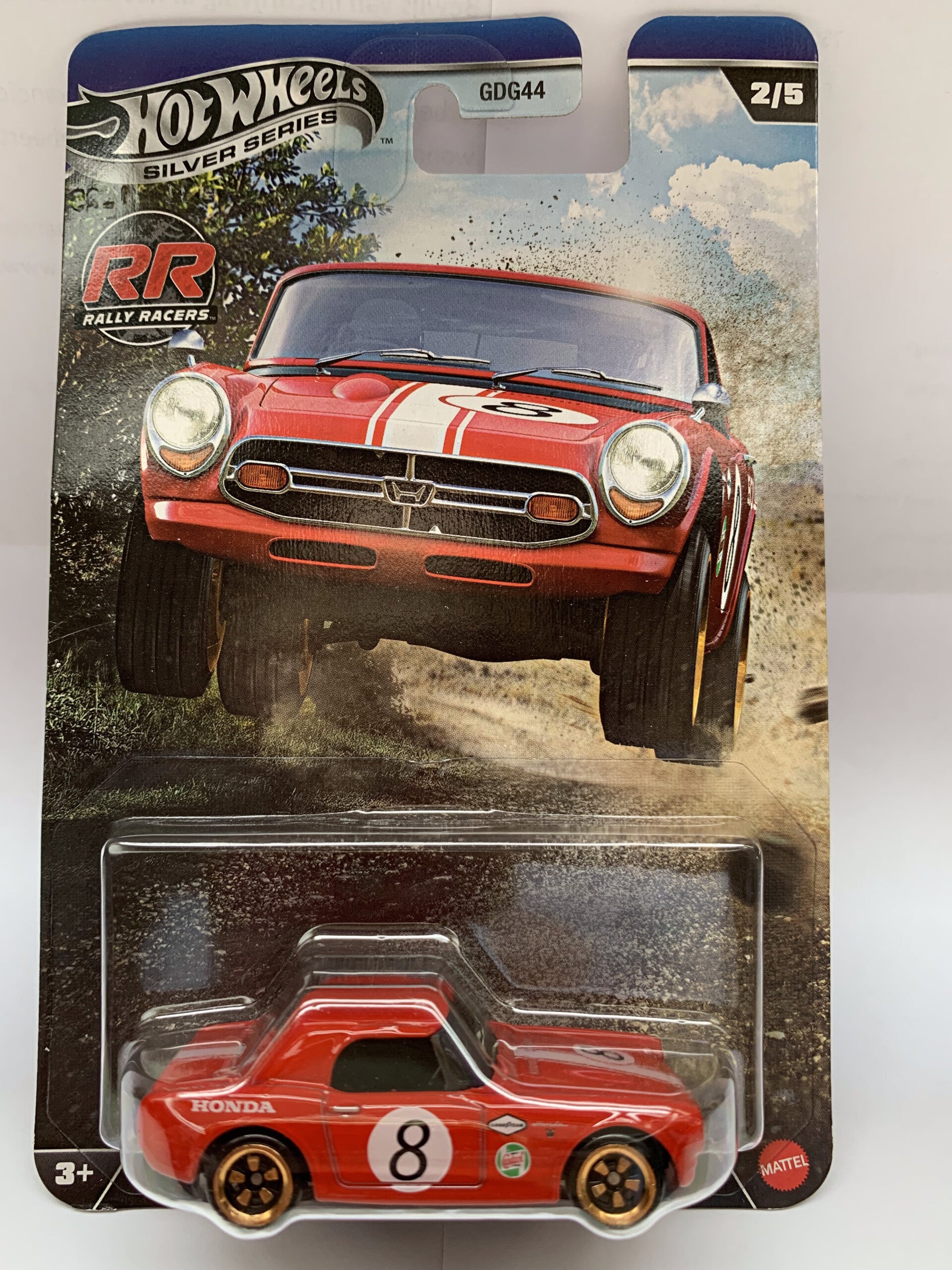HOT WHEELS SILVER SERIES HONDA S800 RACING / COURSE RALLY RACERS 2/5 JKX62