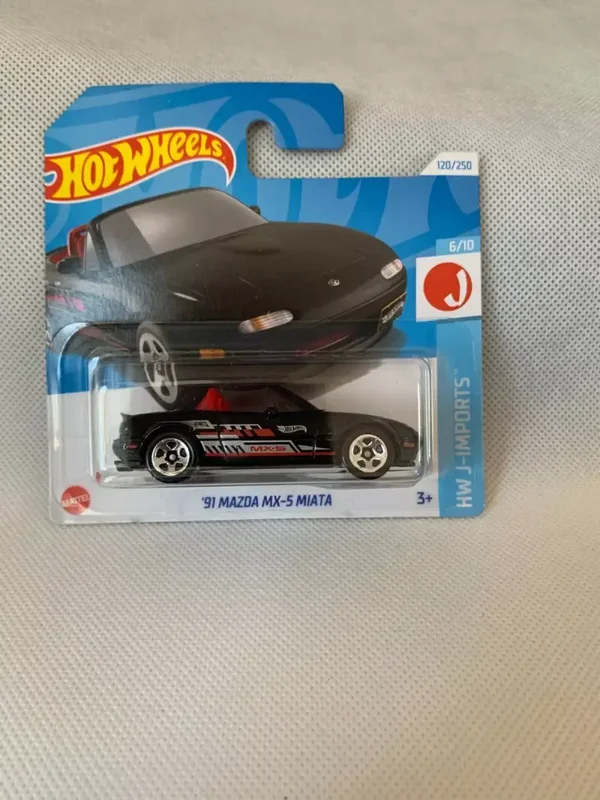 Hot Wheels 2024 - '91 Mazda MX-5 Miata - short card 1:64 - HW J-Imports - HTC47