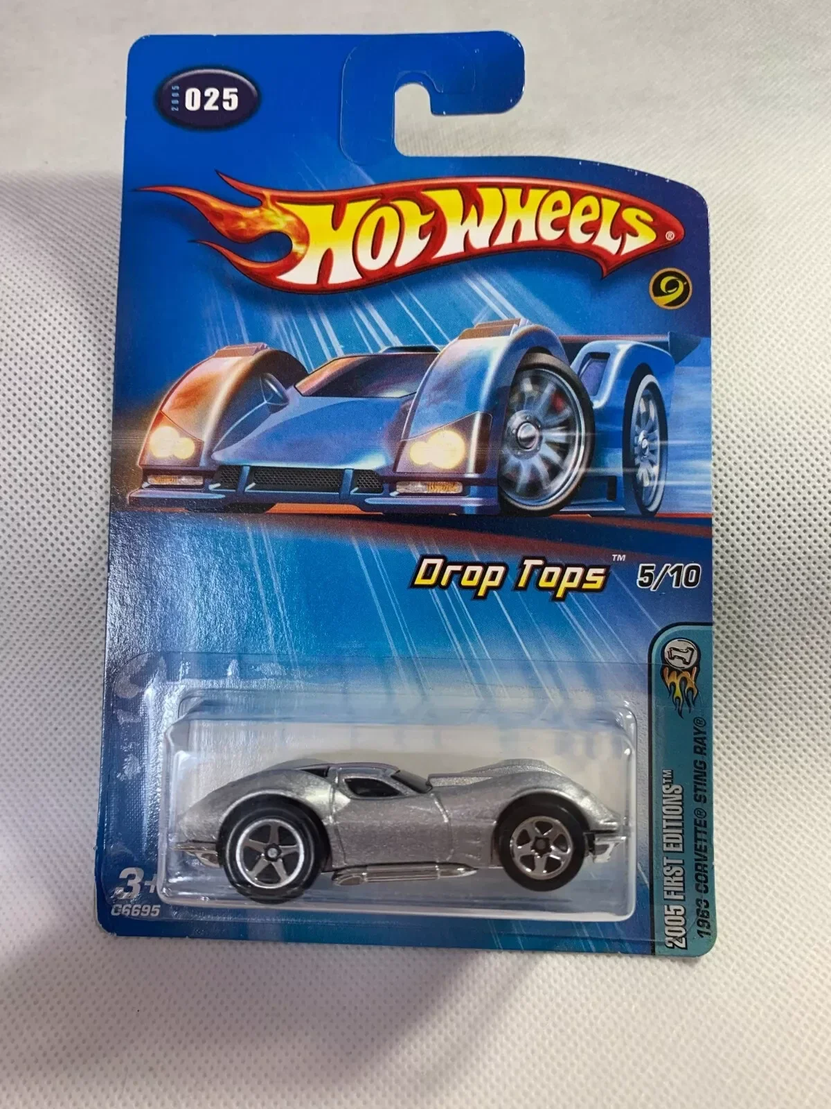 Hot Wheels 2005 First Editions 1963 Corvette Sting Ray Drop Tops 5/10 #025