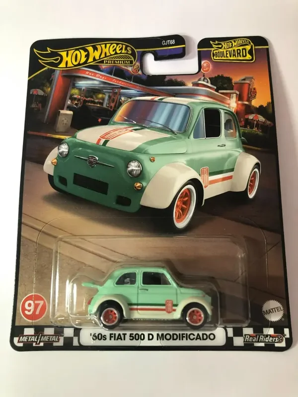 60`s Fiat 500 D Modificado *RR* Hot Wheels 2024 BOULEVARD 979V Premium 1:64