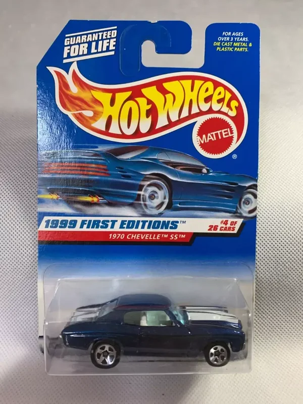 1999 Hot Wheels First Editions 1970 Chevelle SS- Blue~ #915~ #4 of 26~ NEW!