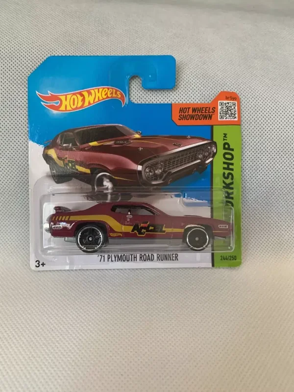 HOT WHEELS 71 PLYMOUTH ROAD RUNNER ACCEL HW WORKSHOP 2014 SHORT CARD