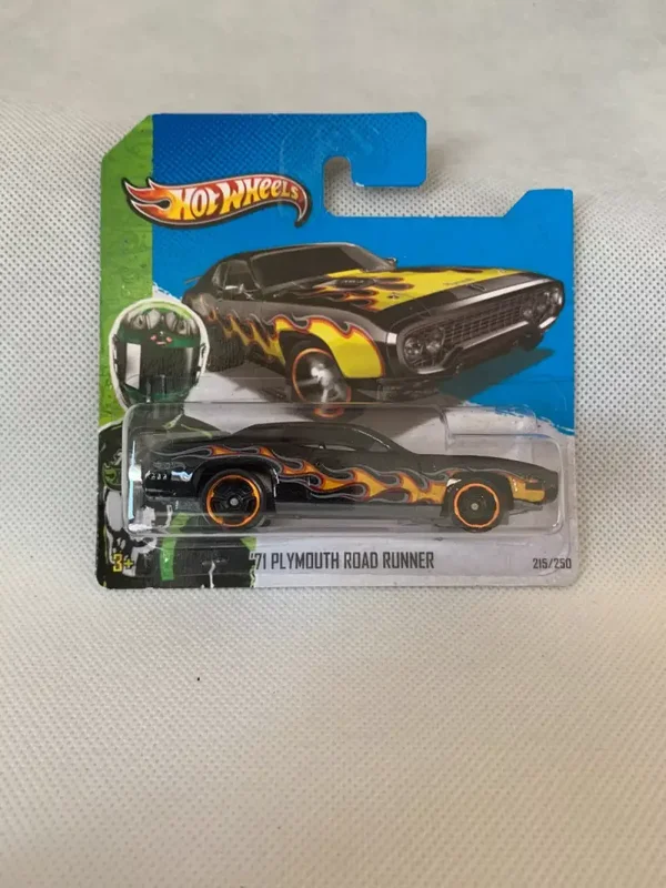 Hot Wheels 1971 Plymouth Road Runner-Black With Flames-201