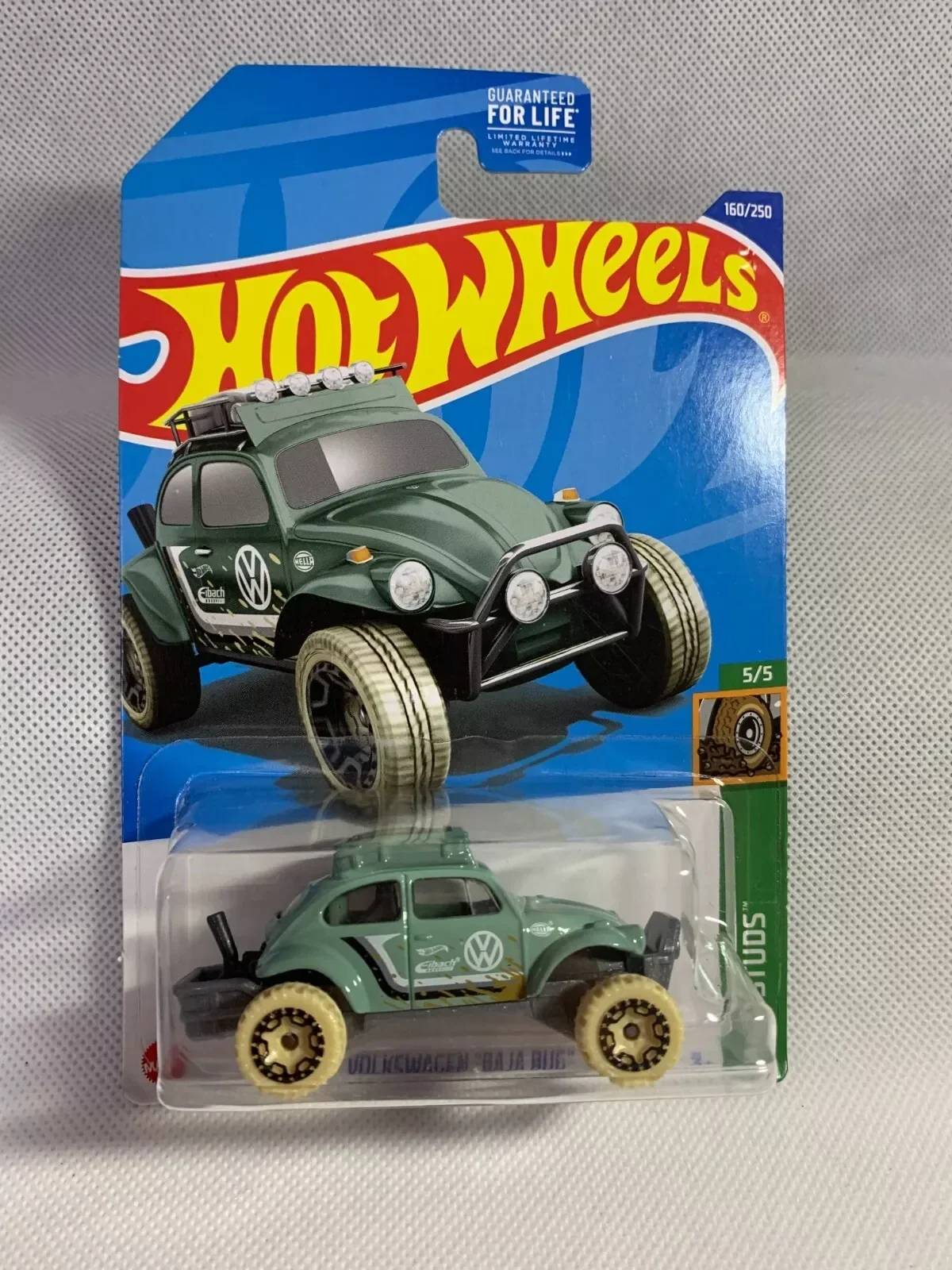 Hot Wheels Volkswagen Baja Bug - 2022 Mud Studs 5/5 ovp/new 1:64 blue