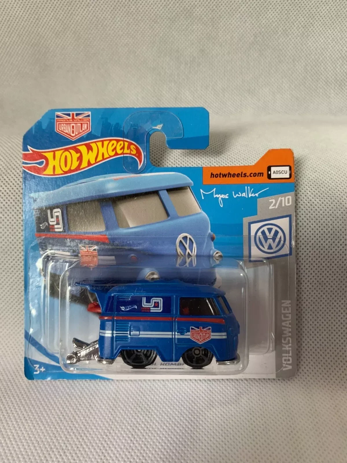 Hot Wheels Kool Kombi HW volkswagen Surf Patrol Long Card 136/250