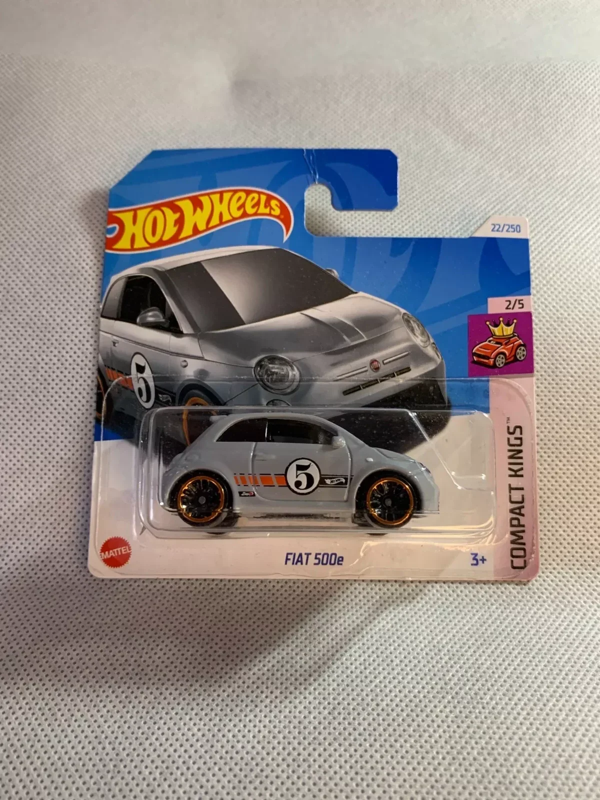 2024 Hot Wheels FIAT 500e grau HW Compact Kings 2/5 # 22 HTC18 Elektroauto