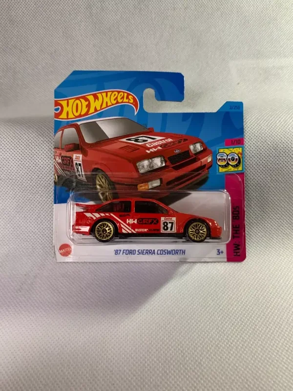 Hot Wheels 87 Ford Sierra Cosworth Rot Neu OVP 1/10 HW The 80s