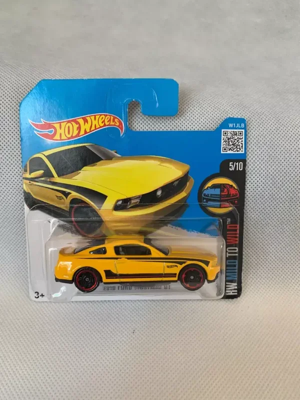 2016 Hot Wheels Mild to Wild 2010 Ford Mustang GT Yellow Diecast Car 1:64