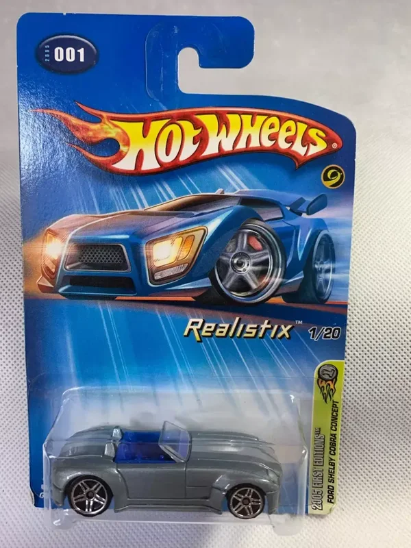 Hot Wheels 2005 #001 First Editions #1/20 Realistix Ford Shelby Cobra Concept