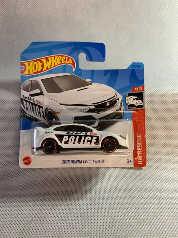 Hot Wheels 2023 ´18 Honda Civic Type R Police, OVP!
