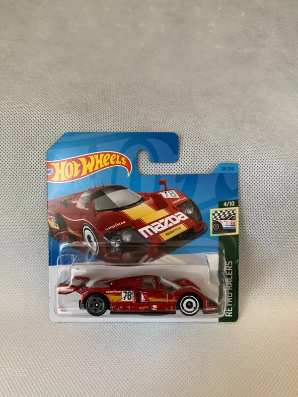Hot Wheels MAZDA 787B Retro racers 1:64 Red Short card Good year