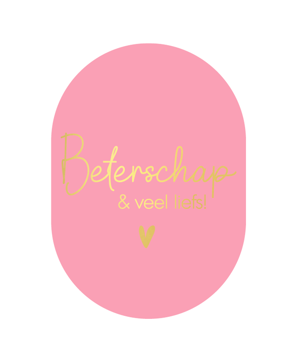 Kaart - Beterschap & veel liefs!