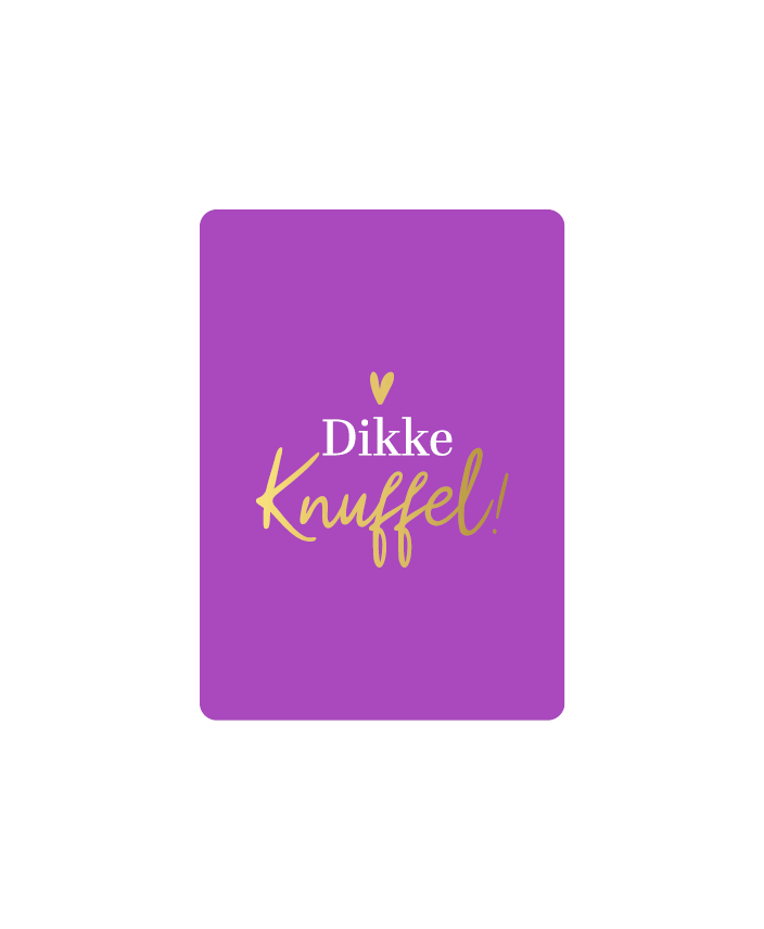Cadeaukaart - Dikke knuffel!