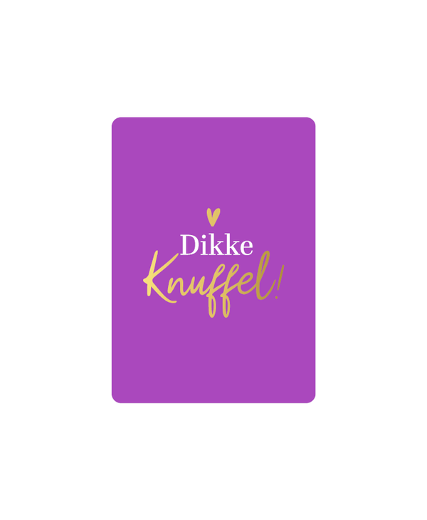 Cadeaukaart - Dikke knuffel!