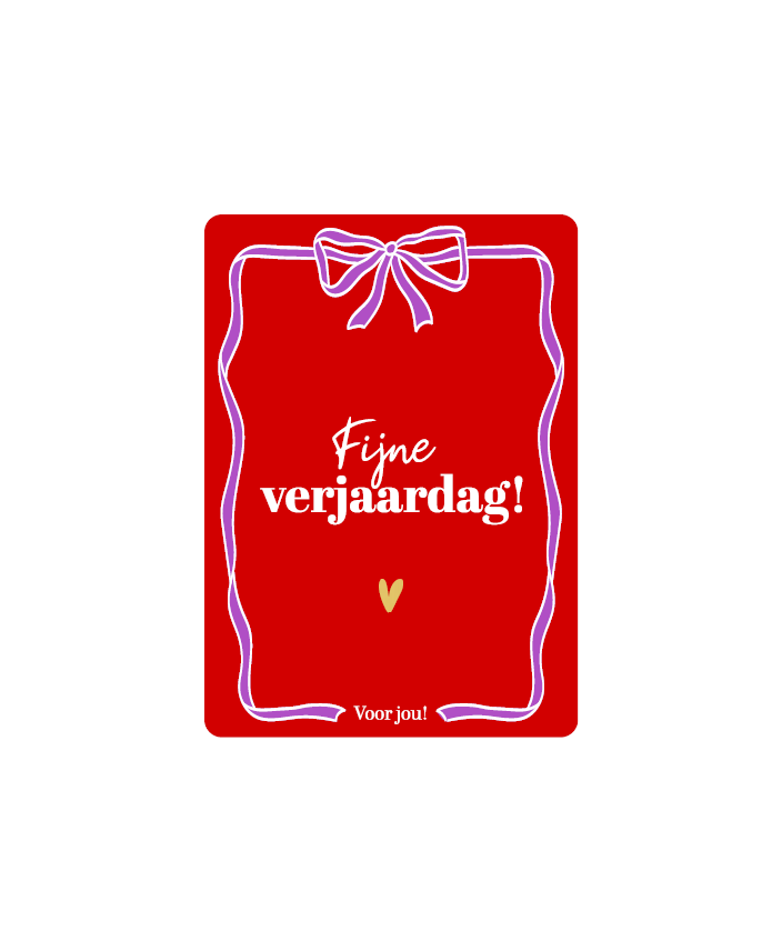 Cadeaukaart - Fijne verjaardag!
