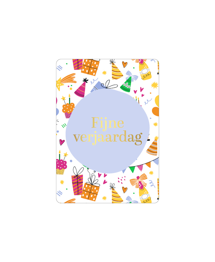 Cadeaukaart - Fijne verjaardag