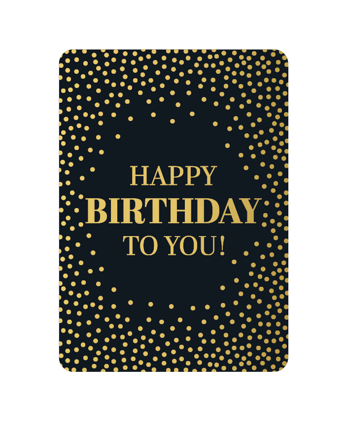 Kaart - Happy birthday to you!