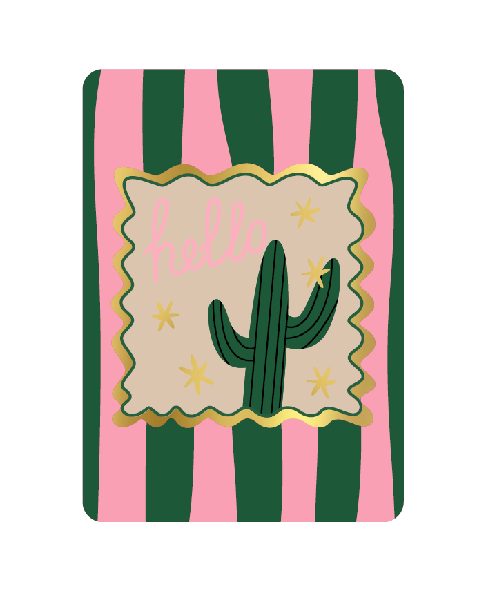Kaart - Hello cactus