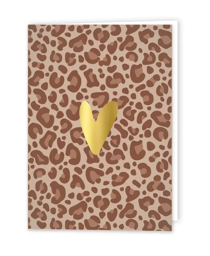 Kaart - Leopard heart