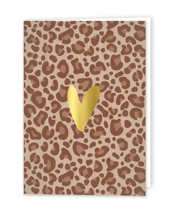 Kaart - Leopard heart