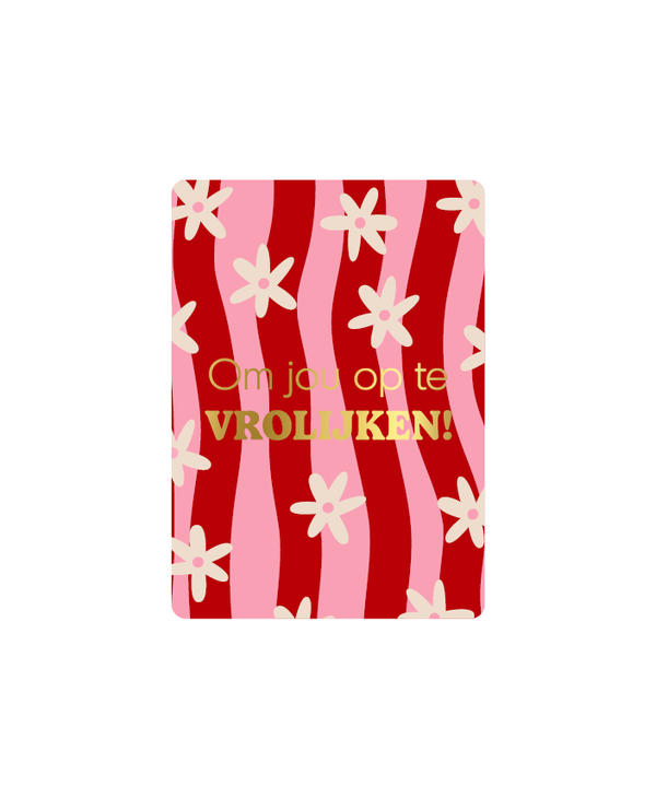 Cadeaukaart - Om jou op te vrolijken!