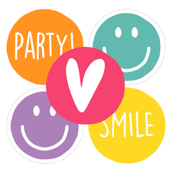 Stickers - Smile party