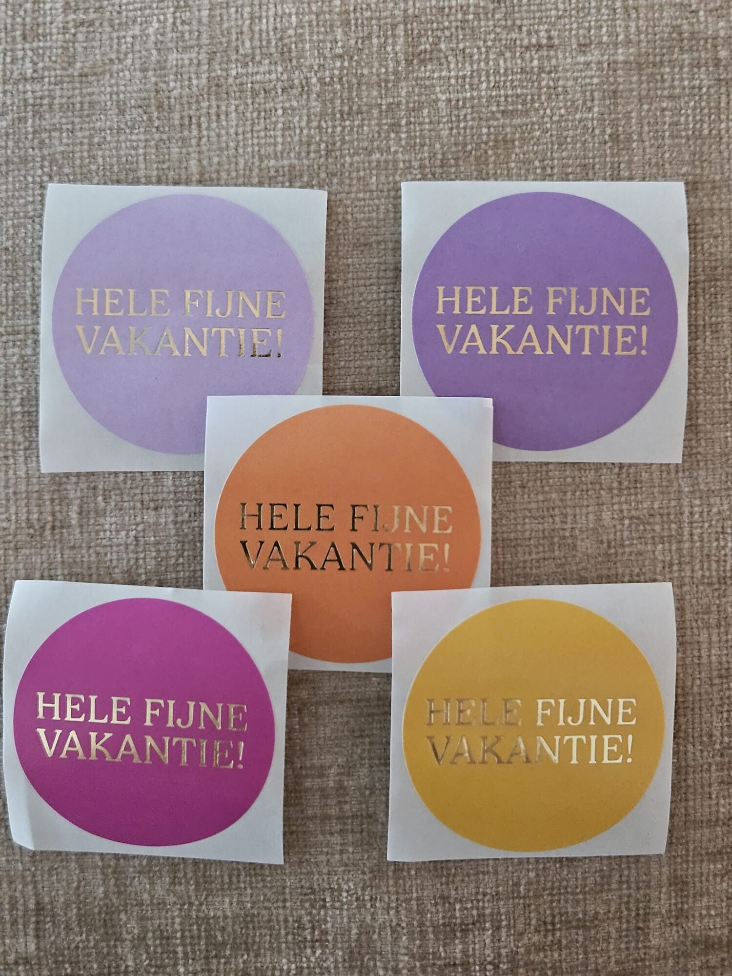 Stickers - Hele fijne vakantie!