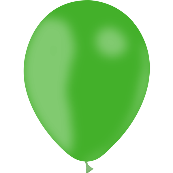 100 Ballons Latex HG45 Standard Vert – Balloonia
