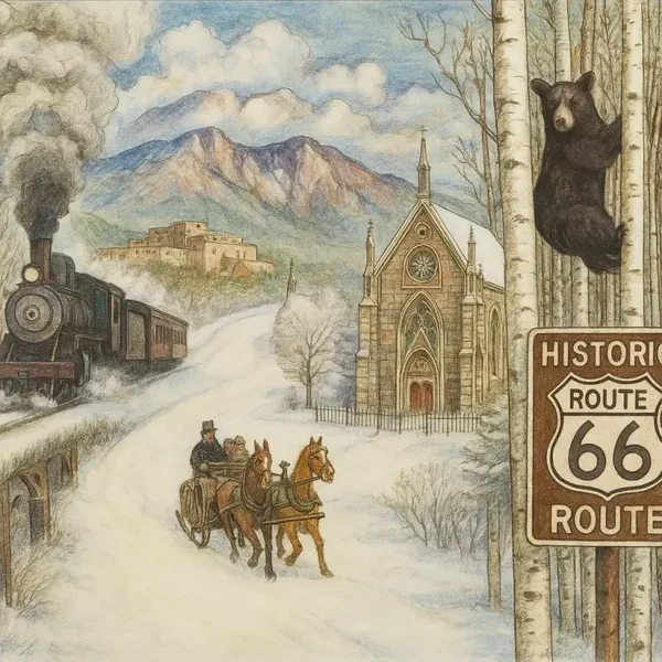 Route 66 One Hundred Years Ago