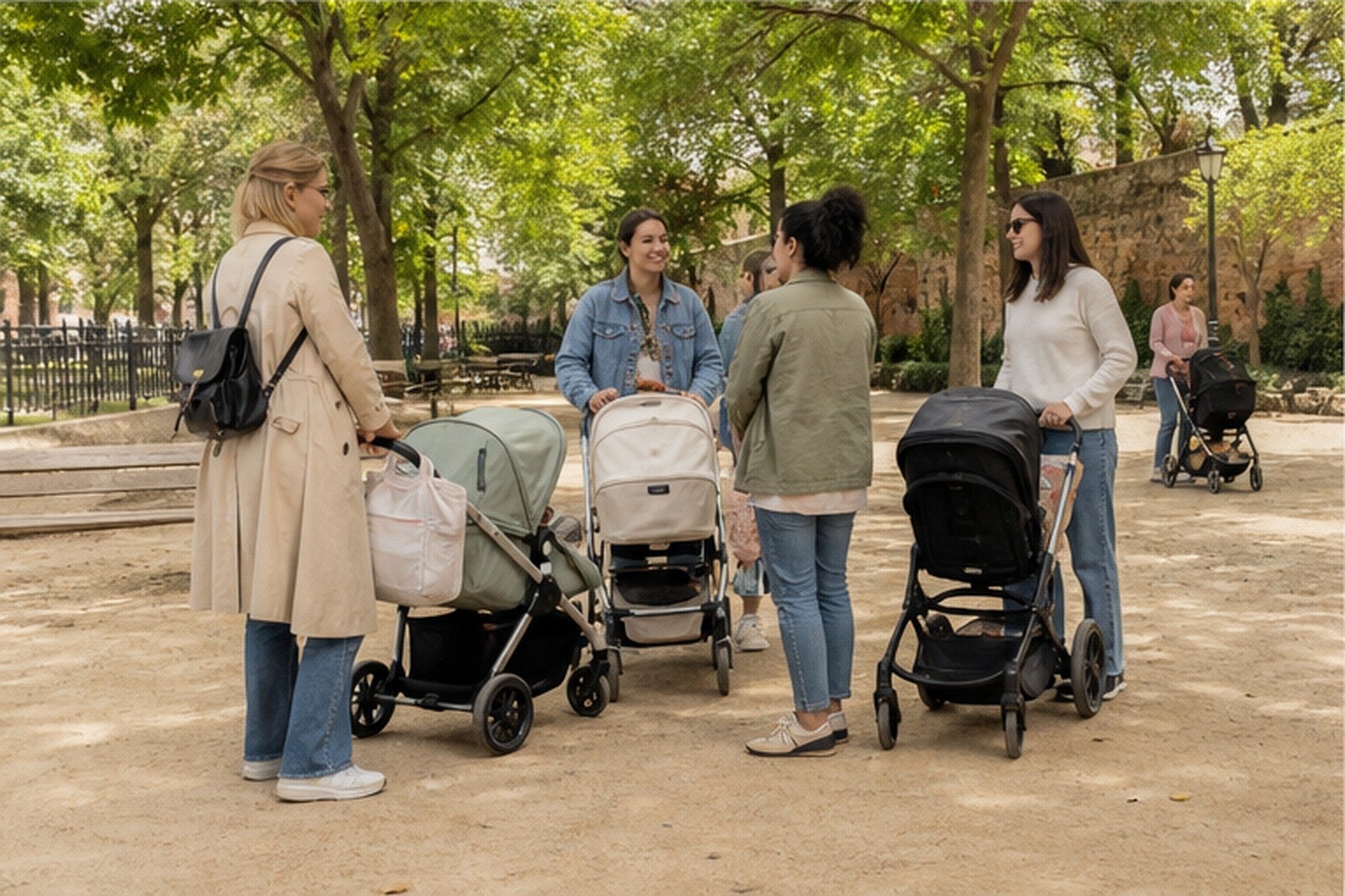 Grupo de familias reunido
