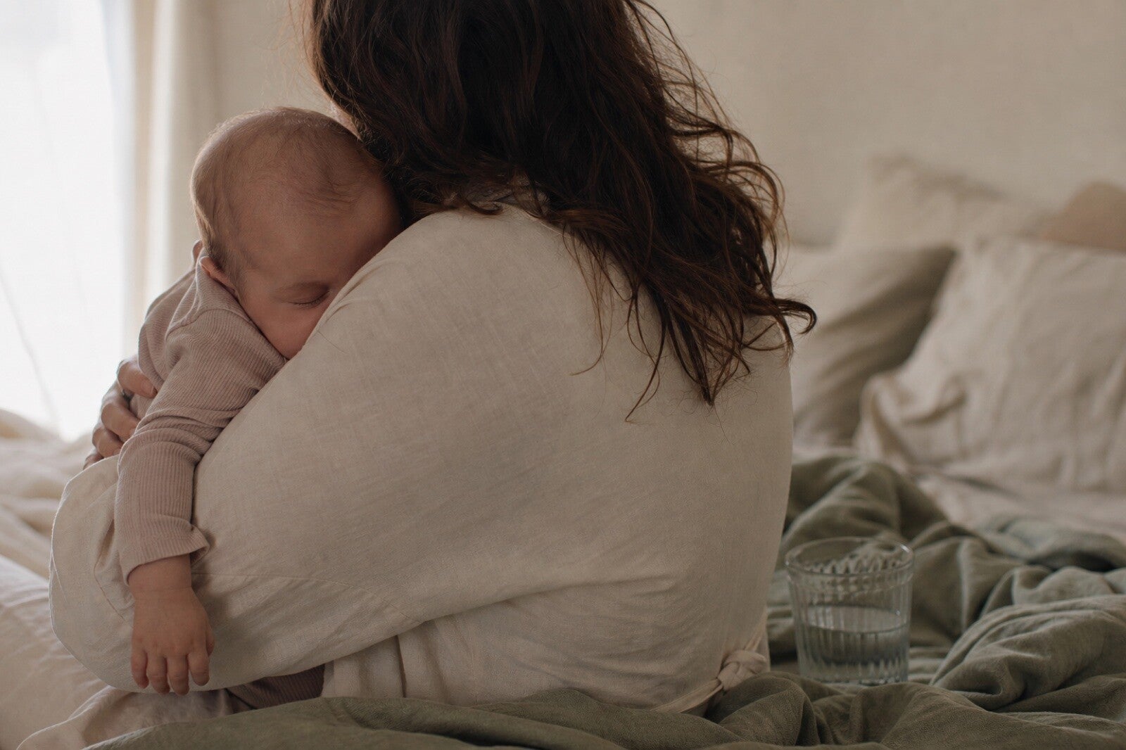 Mujer durante la maternidad