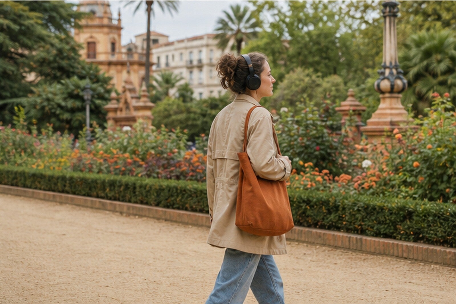 Una persona sentada en un espacio de calma