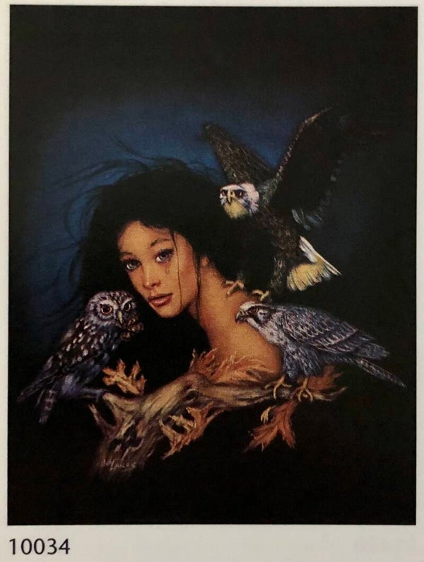 90er Jahre Poster Joy Caros	Endangered love Midi 40 cm x 50 cm Verkerke