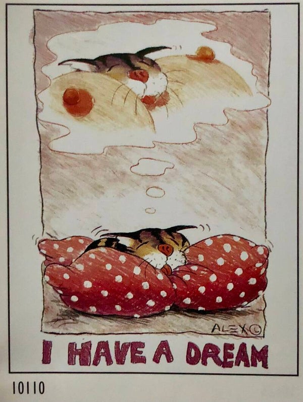 90er Jahre Poster Alex	I have a dream Midi 40 cm x 50 cm Verkerke
