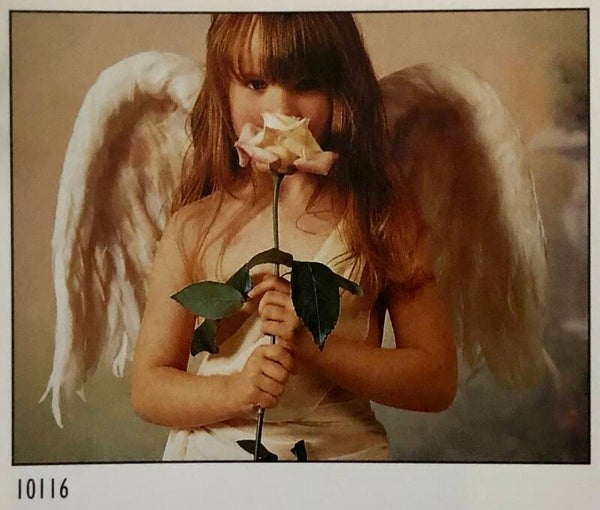 90er Jahre Poster Tom Arma	Angel Midi 40 cm x 50 cm Verkerke Kind Engel wunderschön