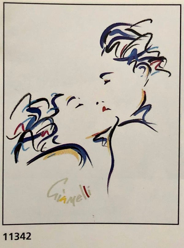 Verkerke Midi Poster Giannelli The Kiss 40 cm x 50 cm Poster