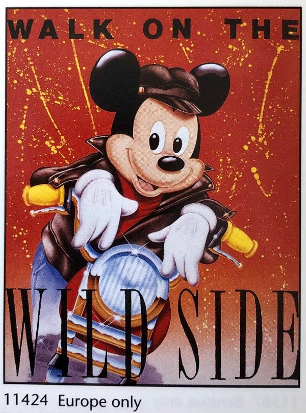 Verkerke Midi Poster Walt Disney	Walk on the wild side 40 cm x 50 cm Poster Weihnachtsgeschenk vintage NOS B-Ware: verknittert