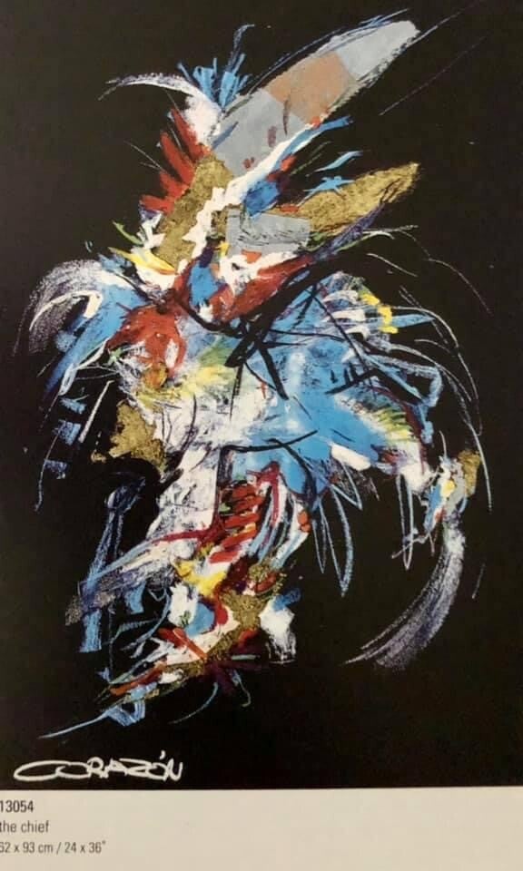 Verkerke Corazon	The chief  93 x 62 cm Poster 90er Jahre Art