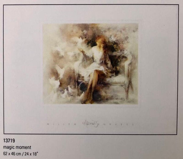 90er Jahre Kunstdruck Willem Haenraets	Painting 46 cm x 62 cm