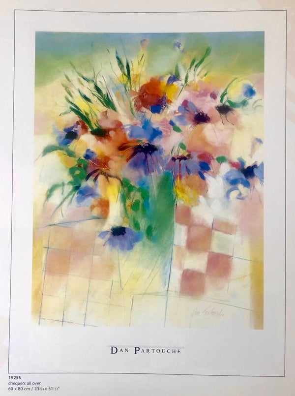 90er Jahre Poster Dan Partouche Pastel 80 cm x 60 cm Kunstdruck