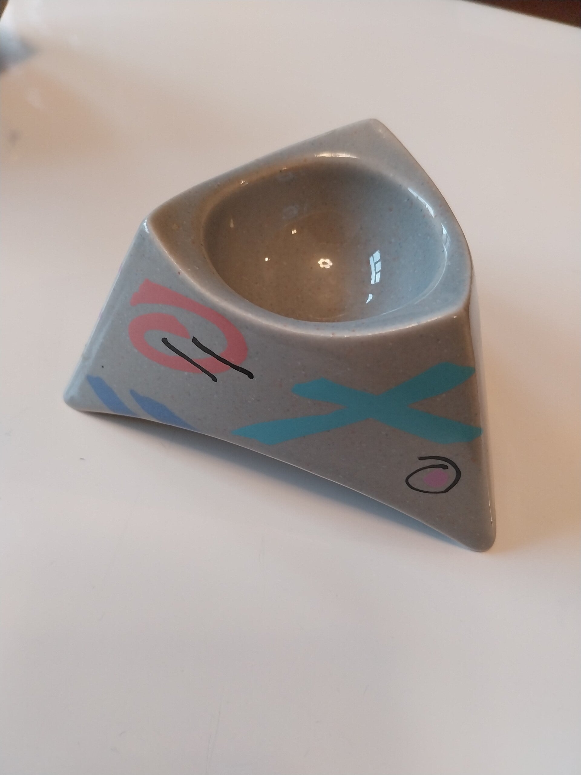 Rosenthal Flash Frisco grau bunt Dorothy Hafner 1 Eierbecher 80er 90er