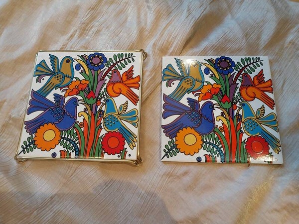 Untersetzer Fliese Kachel 2 Stück wie neu Villeroy & Boch Acapulco