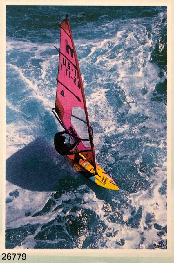 90er Jahre Poster Sunstar Windsurf Surf Robby Naishe Maxiposter Maxi 62 cm x 93 cm