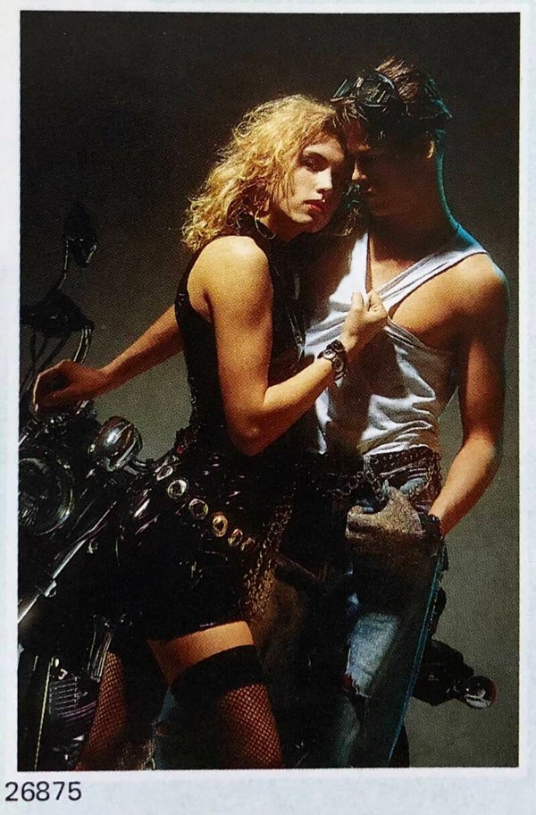 90er Jahre Poster Louisimo Sexy Pärchen Couple Motorrad Maxi 62 cm x 93 cm