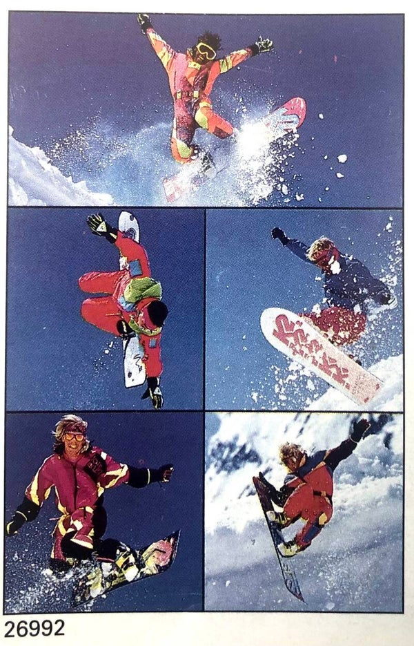 90er Jahre Poster Transglobe agency	Snowboard Maxi 62 cm x 93 cm
