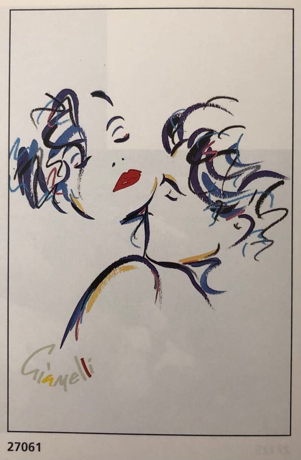 90er Jahre Poster Gianelli	A blissful moment Maxi 62 cm x 93 cm Verkerke B-Ware: verknittert